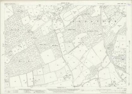 Surrey XLII.7 (includes: Godstone; Horne) - 25 Inch Map