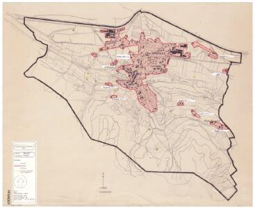 Pfungen: Definition der Siedlungen für die eidgenössische Volkszählung am 01.12.1970; Siedlungskarte