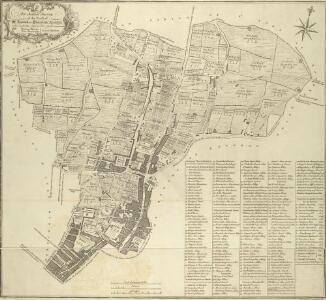 An Actual Survey of the Parish of St. Leonard in Shoreditch, Middlesex, taken in the Year 1745 by Peter Chassereau. 4