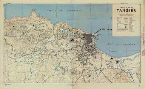 Morocco town plans (1942/43), Tangier