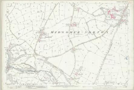 Somerset XXIX.9 (includes: Ashwick; Binegar; Chilcompton; Stratton On The Fosse) - 25 Inch Map