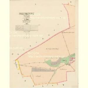 Przedletitz - c6223-1-002 - Kaiserpflichtexemplar der Landkarten des stabilen Katasters