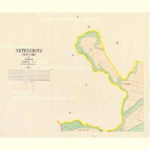 Netrzebitz (Netřebice) - c5079-1-001 - Kaiserpflichtexemplar der Landkarten des stabilen Katasters