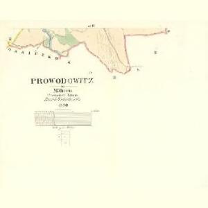 Prowodowitz - m2432-1-003 - Kaiserpflichtexemplar der Landkarten des stabilen Katasters