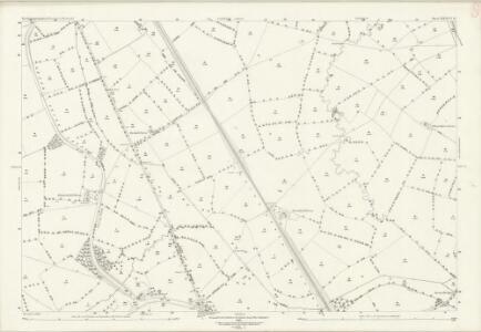 Northamptonshire XXXVI.11 (includes: Long Buckby; Norton; Watford; Welton) - 25 Inch Map