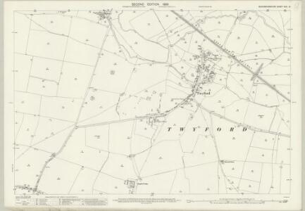 Buckinghamshire XVIII.13 (includes: Preston Bissett; Twyford) - 25 Inch Map