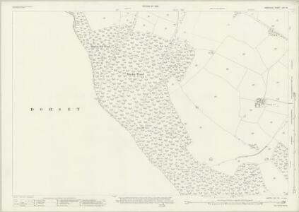 Hampshire and Isle of Wight LIVA.16 (includes: Cranborne; Damerham; Martin) - 25 Inch Map