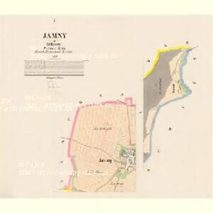 Jamny - c2742-1-001 - Kaiserpflichtexemplar der Landkarten des stabilen Katasters