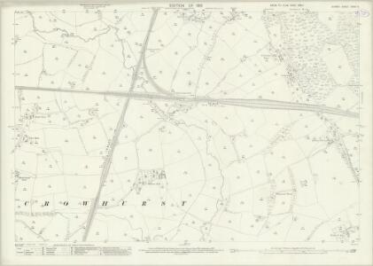 Surrey XXXVI.5 (includes: Crowhurst; Lingfield; Oxted) - 25 Inch Map