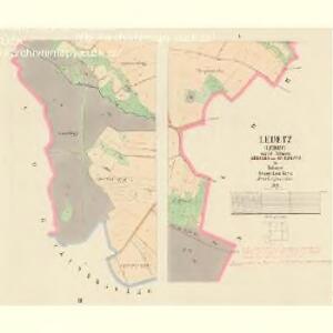 Ledetz (Ledec) - c3841-1-003 - Kaiserpflichtexemplar der Landkarten des stabilen Katasters