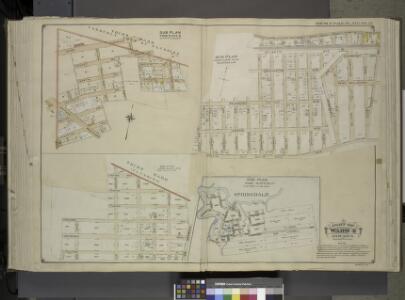Queens, Vol. 1, Double Page Plate No. 24; Part of     Ward 4; Jamaica; Sub Plan From Plate 18; [Map bounded by 3rd Ward Formerly town  of Flushing, Union Turnpike, Louis St.; Including Ernest Ave., Hoffman Ave.,     Hoffman Boulevard, Augustina Ave.];