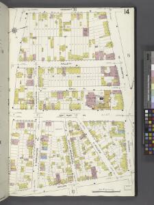 Queens V. 2, Plate No. 14 [Map bounded by Crescent, Flushing Ave., Franklin, Willow, Hoyt Ave.]
