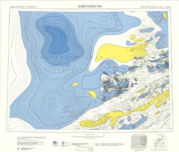 Geologiske kart 121-J2: Kart med magnetisk totalfelt. Kristiansund