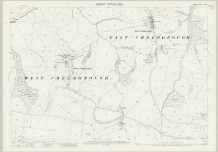 Dorset XXI.9 (includes: Corscombe; East Chelborough; Evershot; West Chelborough) - 25 Inch Map