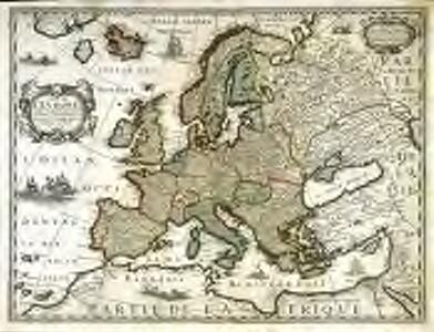 Carte de l'Evrope