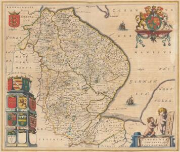 Lincolnia Comitatus. Anglis Lincoln-Shire. [Karte], in: Theatrum orbis terrarum, sive, Atlas novus, Bd. 4, S. 335.