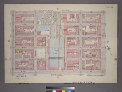 Plate 32, Part of Section 5: [Bounded by E. 47th Street, Third Avenue, E. 42nd Street and Fifth Avenue.]