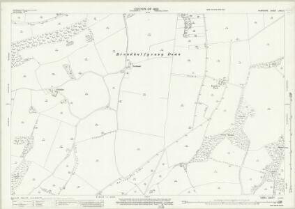 Hampshire and Isle of Wight LXVIII.1 (includes: Denmead; Hambledon; Horndean) - 25 Inch Map