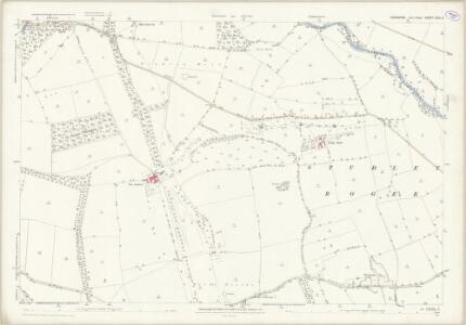 Yorkshire CXIX.5 (includes: Azerley; Clotherholme; Lindrick With Studley Royal And Fountains; Studley Roger) - 25 Inch Map