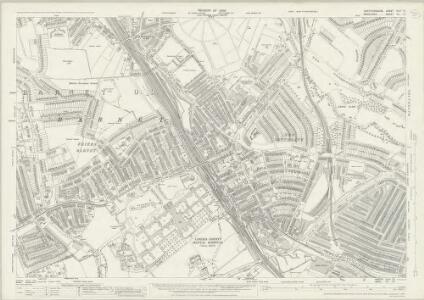 Hertfordshire XLVI.13 (includes: East Barnet; Finchley; Friern Barnet; Southgate; Wood Green) - 25 Inch Map