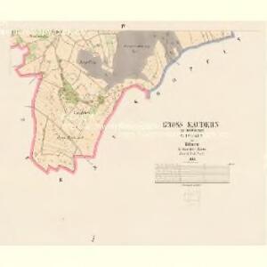 Gross Kaudern - c2671-1-003 - Kaiserpflichtexemplar der Landkarten des stabilen Katasters