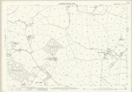Worcestershire XXX.10 (includes: Feckenham; Inkberrow; Stock and Bradley) - 25 Inch Map