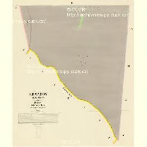 Komarow - c3300-1-003 - Kaiserpflichtexemplar der Landkarten des stabilen Katasters