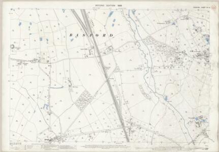 Cheshire LVI.16 (includes: Basford; Chorlton; Hough; Shavington cum Gresty; Weston) - 25 Inch Map
