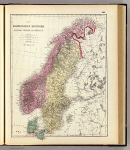 The Scandinavian kingdoms Norway, Sweden & Denmark.