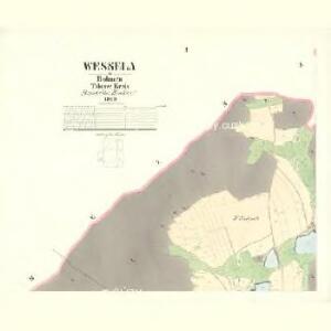 Wessela - c8506-1-001 - Kaiserpflichtexemplar der Landkarten des stabilen Katasters