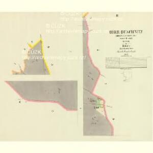 Ober Duschnitz (Hornj Dussnice) - c2037-1-001 - Kaiserpflichtexemplar der Landkarten des stabilen Katasters
