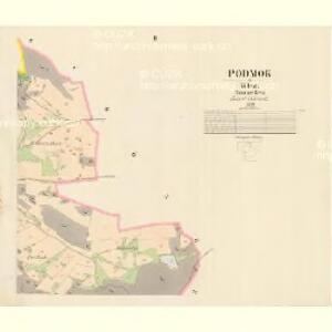 Podmok - c5916-1-002 - Kaiserpflichtexemplar der Landkarten des stabilen Katasters
