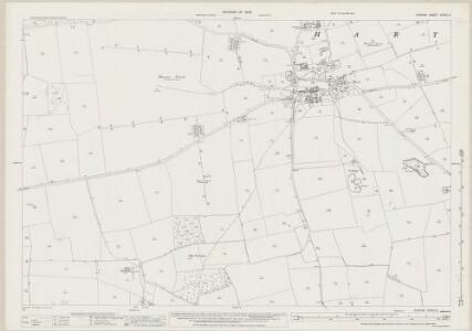 Durham XXXVII.5 (includes: Elwick; Hart) - 25 Inch Map