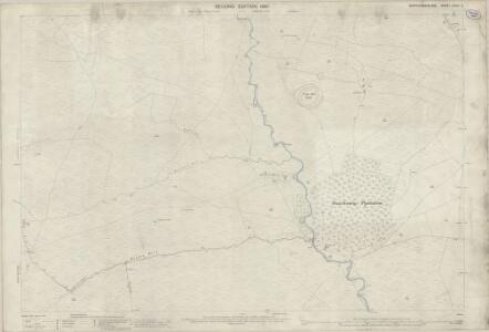 Northumberland (Old Series) XXXVI.4 (includes: Alnham; Biddlestone; Scrainwood) - 25 Inch Map
