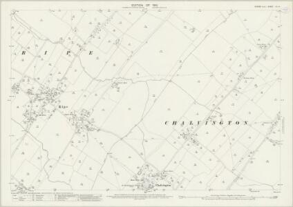Sussex LV.14 (includes: Chalvington; Ripe) - 25 Inch Map