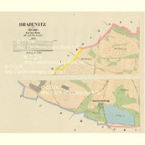 Drahenitz - c1485-1-001 - Kaiserpflichtexemplar der Landkarten des stabilen Katasters