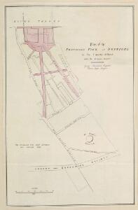 Plan of the Proposed Pier at Deptford in the County of Kent