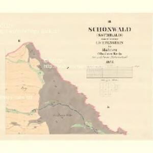 Schönwald (Ssumbald) - m2901-2-003 - Kaiserpflichtexemplar der Landkarten des stabilen Katasters