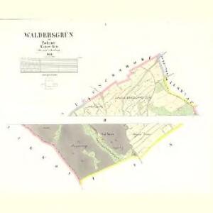 Waldersgrün - c8321-1-001 - Kaiserpflichtexemplar der Landkarten des stabilen Katasters