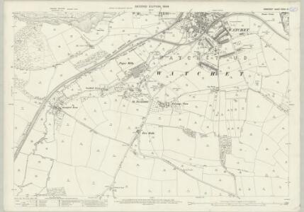 Somerset XXXVI.13 (includes: Old Cleeve; Watchet; Williton) - 25 Inch Map