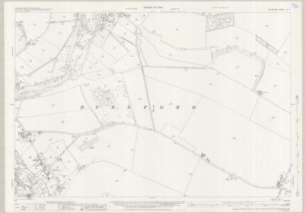 Wiltshire LX.11 (includes: Durnford; Winterbourne; Woodford) - 25 Inch Map