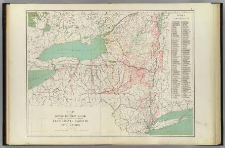 N.Y. land grants, patents, purchases.