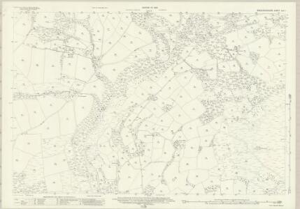 Brecknockshire XLII.1 (includes: Llanbedr Ystrad Yw; Llangenni) - 25 Inch Map