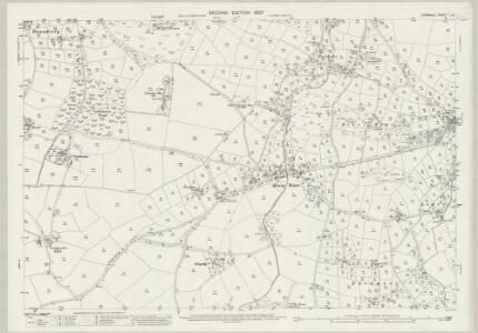 Cornwall L.14 (includes: Creed; St Ewe; St Mewan; St Stephen in Brannel) - 25 Inch Map
