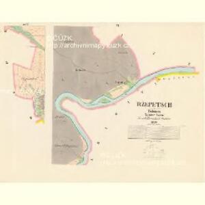 Ržepetsch - c6692-1-006 - Kaiserpflichtexemplar der Landkarten des stabilen Katasters